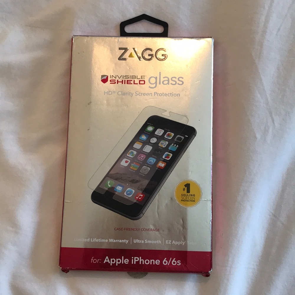 New Zagg iPhone screen protector for iPhone 6/6s